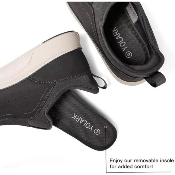 ⚡Men Grey-06 Dress Fashion Lightweight Breathable Laceless Athletic Sneakers - Picture 5 of 7